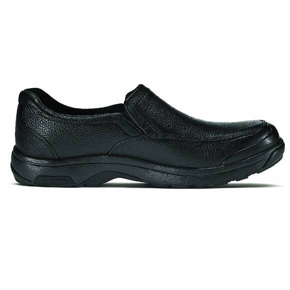 NEW DUNHAM men\'s battery park slip-on casual shoes in black main image 4